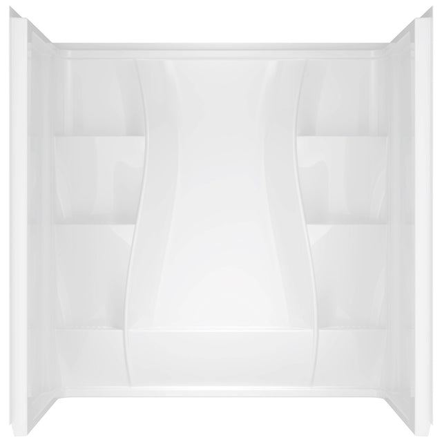 Delta Classic 400 59-7/8 in. H X 59-7/8 in. W X 29-7/8 in. L White Bathtub Surround