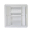 Deflect-O Jordan 12 in. H X 12 in. W 4-Way White Plastic Ceiling Register