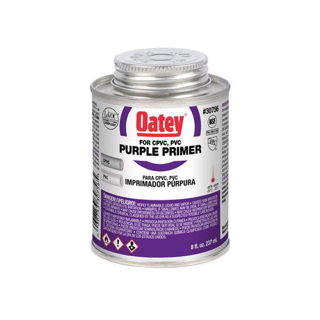 Oatey Purple Primer and Cement For CPVC/PVC 8 oz