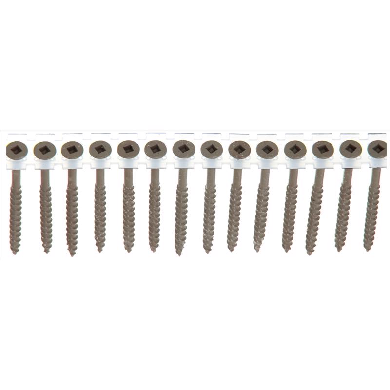 Senco DuraSpin No. 8 Sizes X 2-1/2 in. L Square Square Head Deck Screws 800 pk