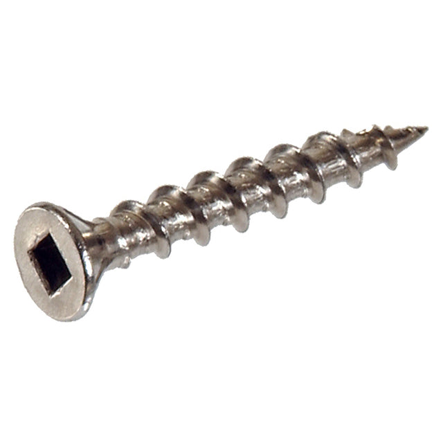 Hillman Weather Maxx 1 No. 8 X 1-5/8 in. L Square Flat Head Deck Screws 25 pk