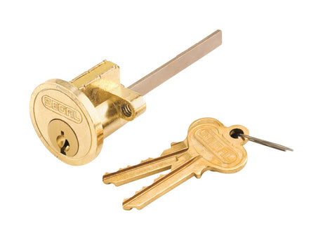 Segal Brass-Plated Zinc Key Lock Cylinder Keyed Differently