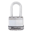 Master Lock 3-13/32 in. H X 1-3/4 in. W X 1.5 in. L Stainless Steel Ball Bearing Locking Padlock