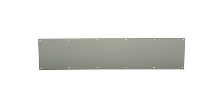 Ives Satin Gray Stainless Steel Push Plate 1 pc