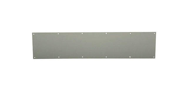 Ives Satin Gray Stainless Steel Push Plate 1 pc