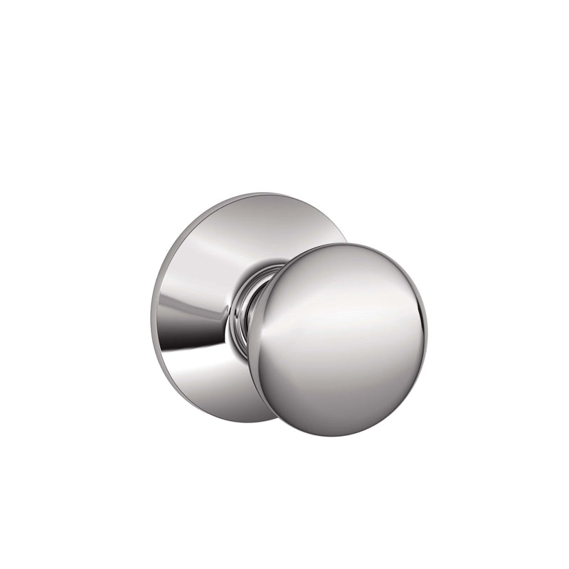 Schlage Plymouth Bright Chrome Passage Door Knob Right or Left Handed