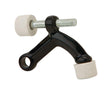 Ives Aluminum Black Hinge Pin Door Stop Mounts to door