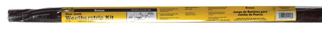 M-D Bronze Aluminum Weatherstrip Set For Door Jambs