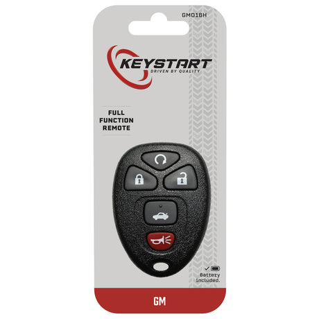 KeyStart Renewal KitAdvanced Remote Automotive Replacement Key GM016H Double For GM
