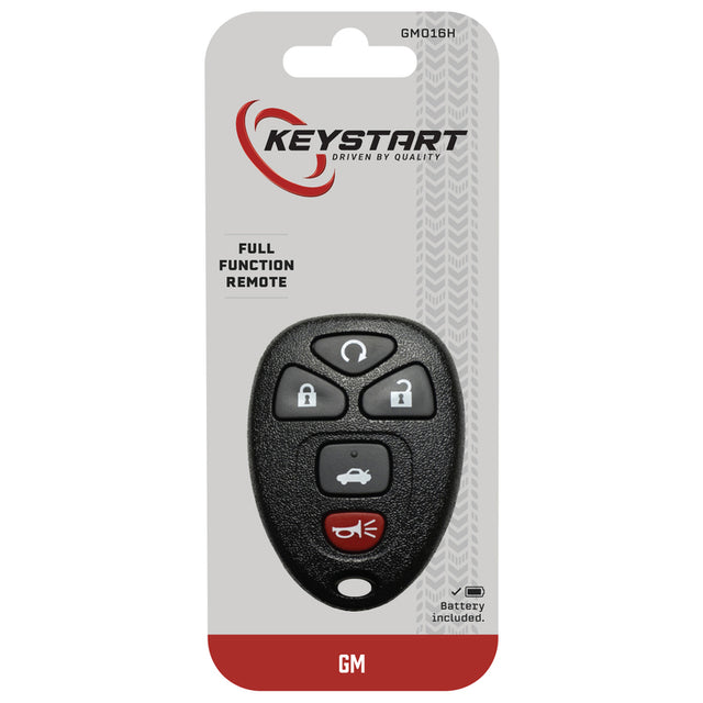KeyStart Renewal KitAdvanced Remote Automotive Replacement Key GM016H Double For GM