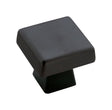 Amerock Blackrock Square Cabinet Knob 1-1/16 in. Black Bronze 1 pk