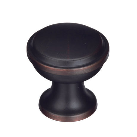 Amerock Westerly Collection Round Cabinet Knob 1-3/16 in. D 1-3/16 in. Oil Rubbed Bronze 1 pk