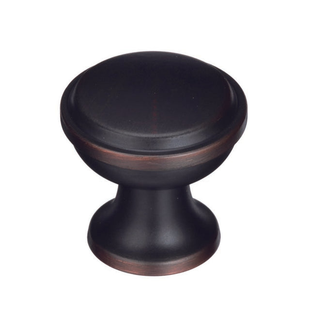 Amerock Westerly Collection Round Cabinet Knob 1-3/16 in. D 1-3/16 in. Oil Rubbed Bronze 1 pk