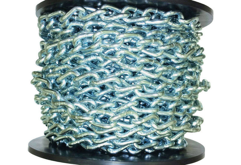 Baron 70 ft. Twist Link Steel Machine Chain 0.19 in. D X 70 ft. L
