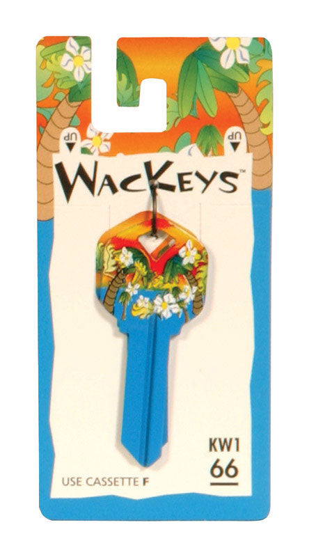 Hillman Wackey Tropical House/Office Universal Key Blank Single