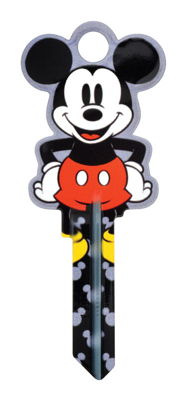Hillman Disney Mickey Mouse House/Padlock Universal Key Blank Double