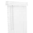 Living Accents Faux Wood 2 in. Blinds 48 in. W X 60 in. H White Cordless