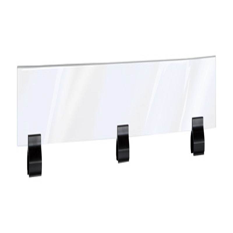 4 in. H X 36 in. W Slat Wall Sign Topper Kit Plastic