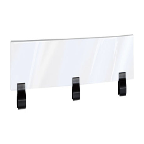 4 in. H X 36 in. W Slat Wall Sign Topper Kit Plastic