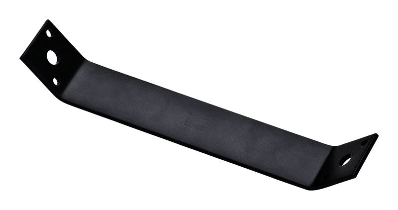 National Hardware 9.3 in. H X 1.5 in. W X 0.125 in. D Black Carbon Steel Inside Strap Brace