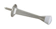 National Hardware 3 in. W Zinc Satin Nickel Rigid Door Stop Mounts to door