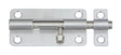 National Hardware 4 in. L Polished Stainless Steel Barrel Bolt 1 pk