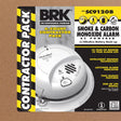 BRK Hard-Wired w/Battery Back-Up Electrochemical/Ionization Smoke and Carbon Monoxide Detector