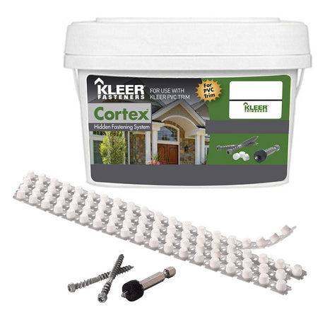 Kleer Cortex No. 7 X 2 in. L Hex Drive Hex Head Trim Screws with Plugs