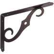 National Hardware 5-1/2 in. H X 8 in. W X 0.94 in. D Brown Steel Shelf Bracket