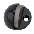 National Hardware Zinc Oil Rubbed Bronze Black Door Stop Mounts to floor 1.75 in.