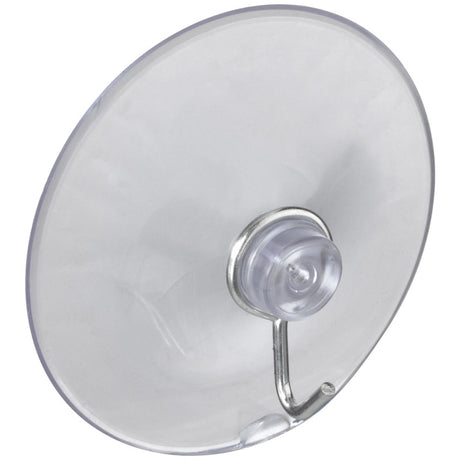National Hardware 2-5/16 in. L Clear Metal/Plastic Large Suction Hook 2 lb. cap. 1 pk