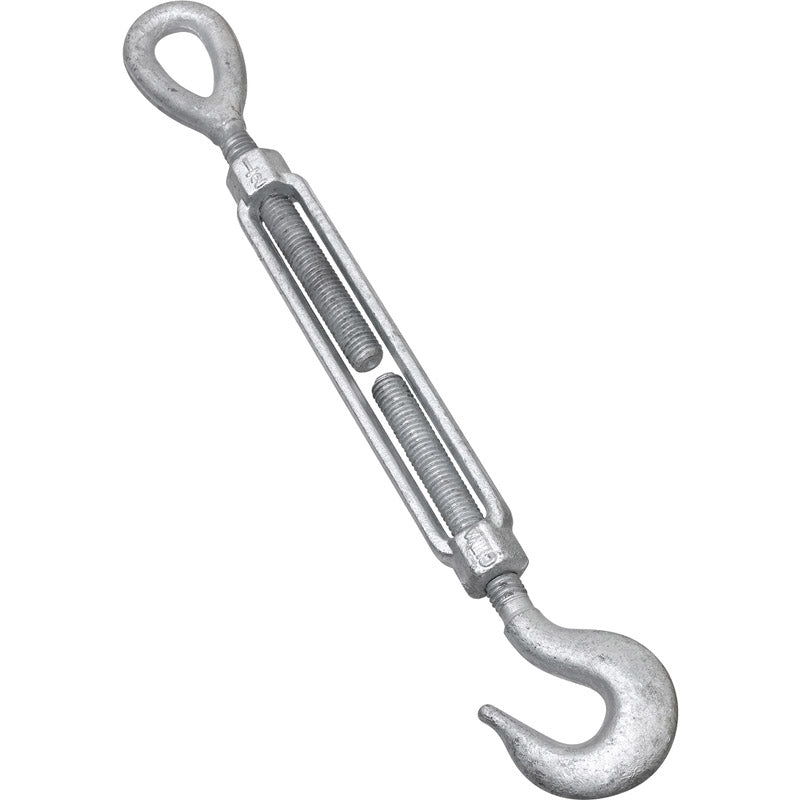 National Hardware Galvanized Silver Steel Turnbuckle 1 pk