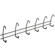 National Hardware 27-1/2 in. L Vinyl Coated Black Steel Long Handle Hook Rack 10 lb. cap. 1 pk