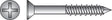 HILLMAN 1/4 in. D X 3-3/4 in. L Steel Flat Head Concrete Screw Anchor 100 pk