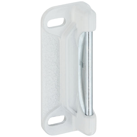 National Hardware White Steel Door Strike 1 pk