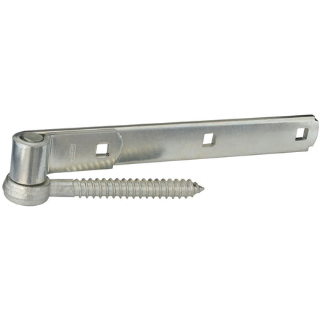 National Hardware 10 in. L Zinc-Plated Silver Steel Screw Hook And Strap Hinge 1 pk