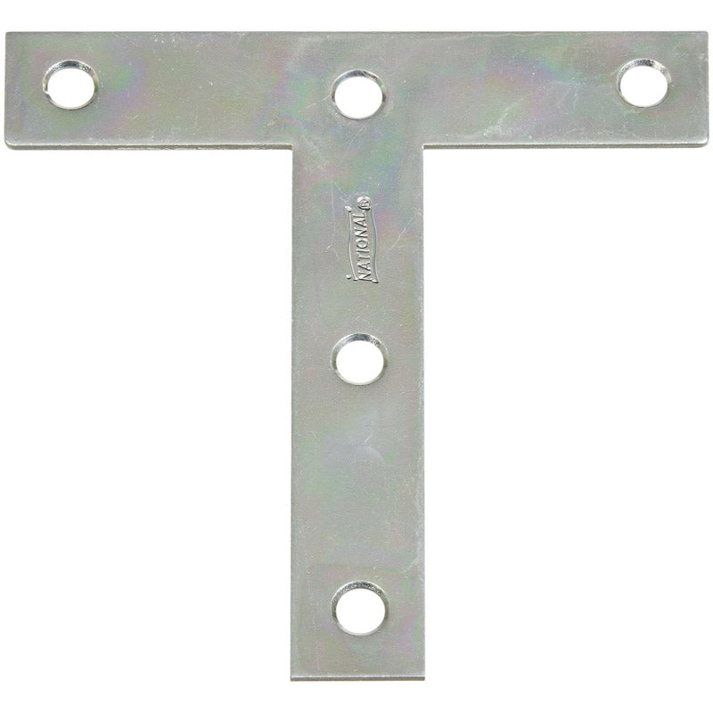 National Hardware 4 in. H X 3/4 in. W X 4 in. L Zinc-Plated Steel T Plates