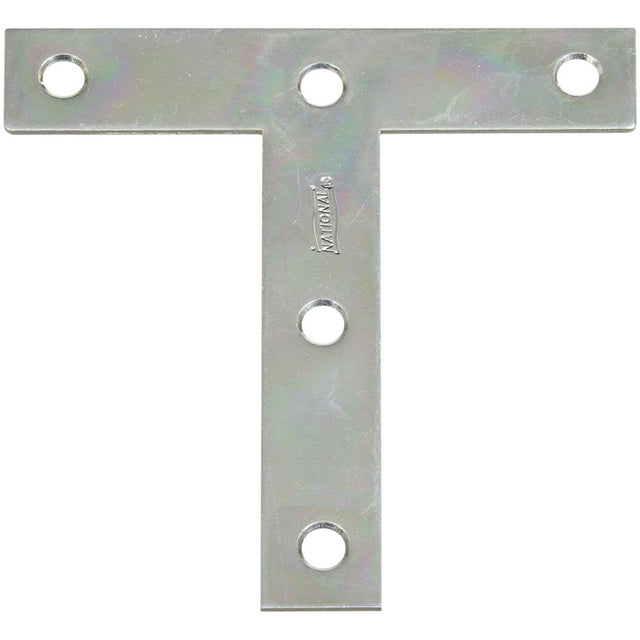 National Hardware 4 in. H X 3/4 in. W X 4 in. L Zinc-Plated Steel T Plates