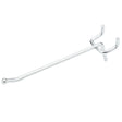 National Hardware Zinc Plated Silver Steel 4 in. Single Hook 3 pc