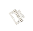 National Hardware 3 in. L Satin Nickel Surface-Mounted Hinge 2 pk