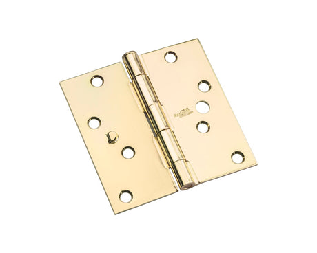 National Hardware 4 in. L Bright Brass Door Hinge 3 pk