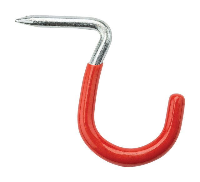 National Hardware 2-5/8 in. L Vinyl Coated Red Steel Storage Hook 20 lb. cap. 3 pk