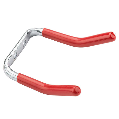 National Hardware 2-7/8 in. L Vinyl Coated Red Steel Square Corner Double Hook 25 lb. cap. 2 pk