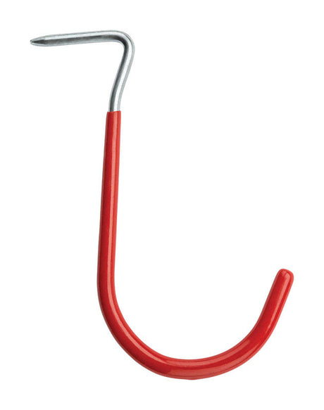 National Hardware 6 in. L Vinyl Coated Red Steel Hook 20 lb. cap. 2 pk