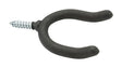 National Hardware 4.88 in. L Vinyl Coated Black Steel Large U-Shaped Double Screw Hook 40 lb. cap. 1
