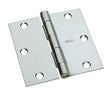 National Hardware 3-1/2 in. L Zinc-Plated Door Hinge 1 pk