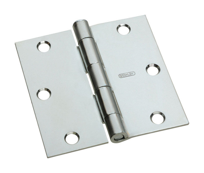 National Hardware 3-1/2 in. L Zinc-Plated Door Hinge 1 pk