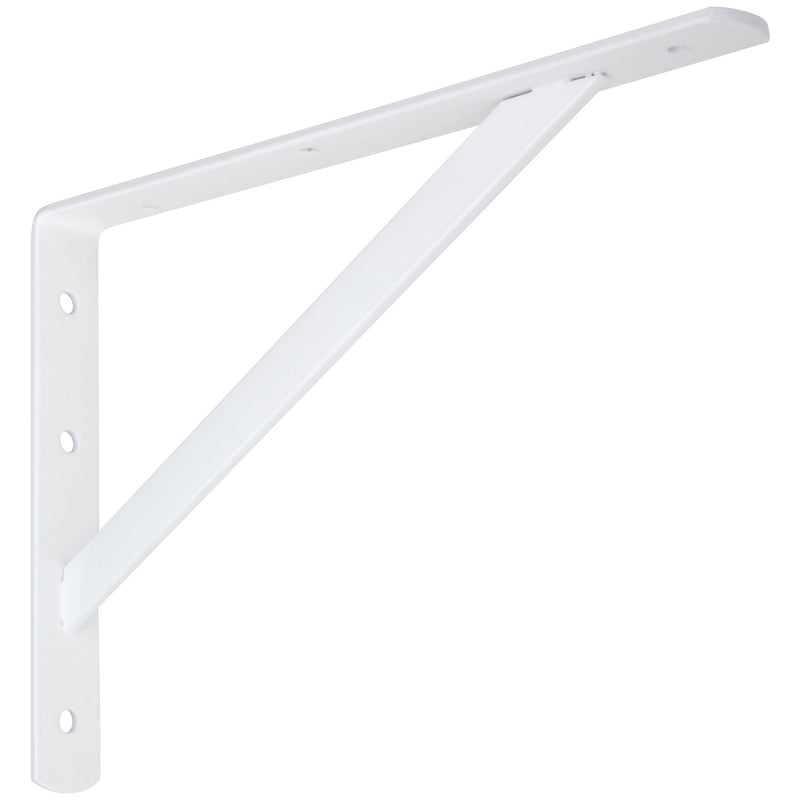 National Hardware 8.25 in. H X 12 in. W X 1.19 in. D White Steel Shelf Bracket