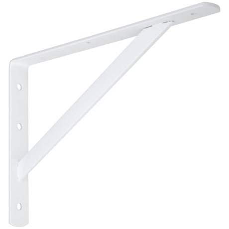 National Hardware 8.25 in. H X 12 in. W X 1.19 in. D White Steel Shelf Bracket