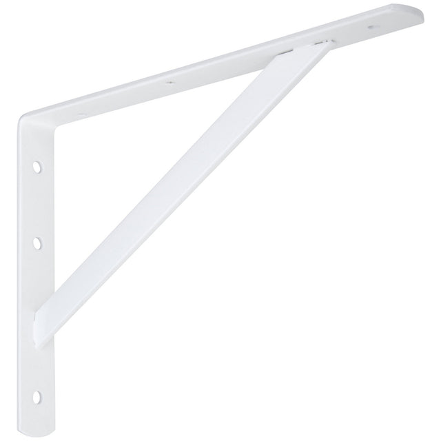 National Hardware 8.25 in. H X 12 in. W X 1.19 in. D White Steel Shelf Bracket